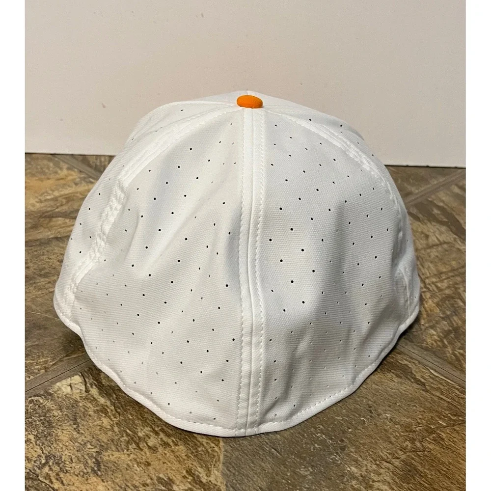 Nike Tennessee Volunteers Pro Cap Men Size 8 White Orange New On-Field Hat